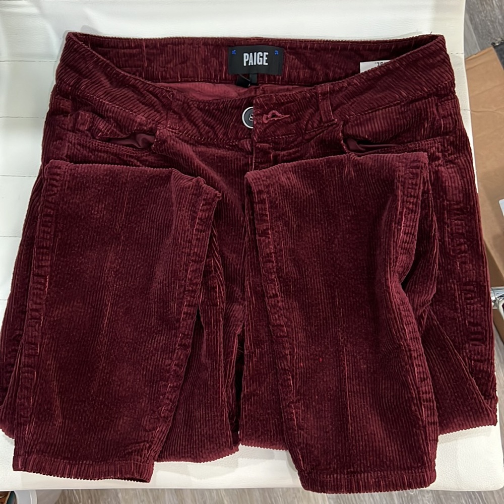 Paige corduroy pants 28